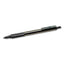F-701 Ballpoint Pen, Retractable, Fine 0.7 Mm, Black Ink, Stainless Steel/black Barrel