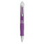 Gr8 Gel Pen, Retractable, Medium 0.7 Mm, Violet Ink, Violet/silver Barrel, 12/pack