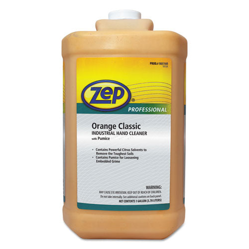 Industrial Hand Cleaner, Orange, 1 Gal Bottle, 4/carton
